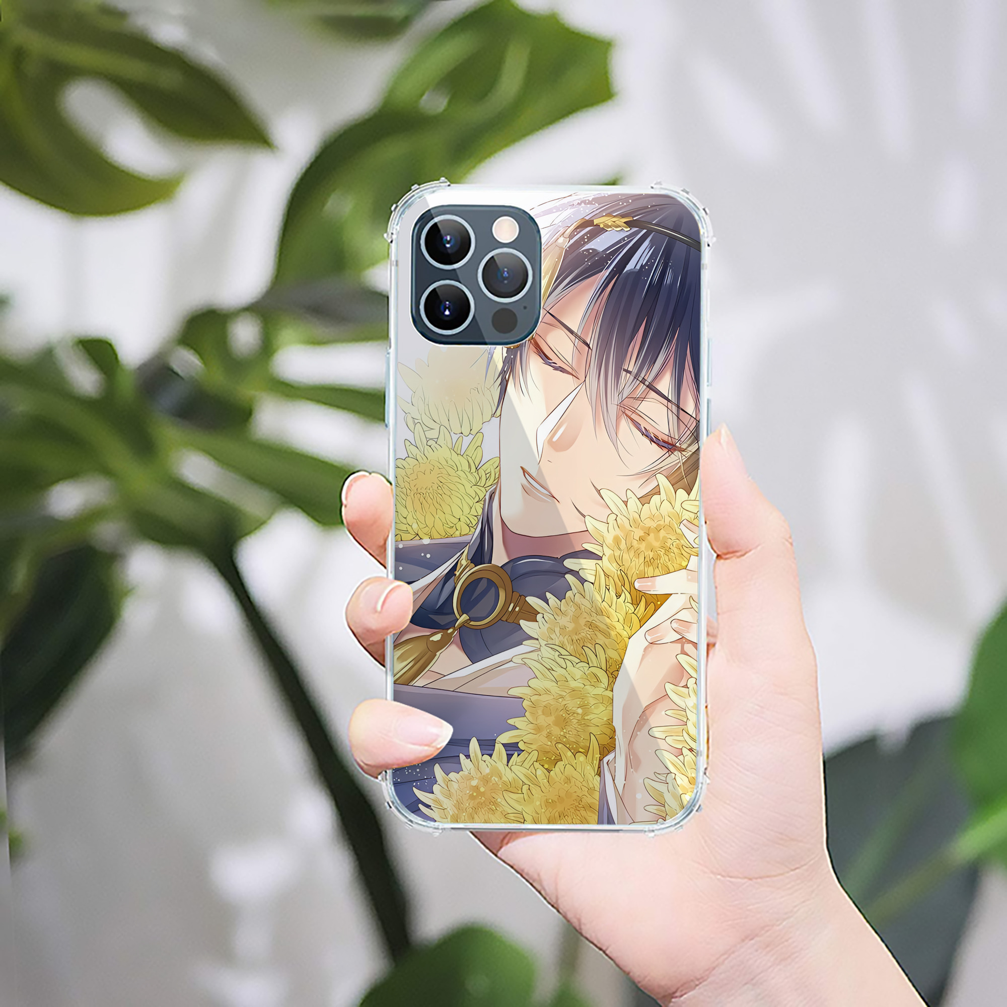 （画像用） 刀剣乱舞 Touken Ranbu 【iPhone 12シリーズ対応】透明スマホケース（クリアソフトケース）
